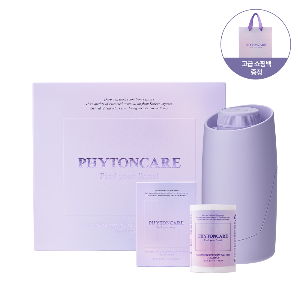 JW생활건강 피톤케어 최신형 파스텔톤 뉴컬러 피톤치드 차량용방향제+추가 리필카트리지+고급쇼핑백 증정, 1개, 피톤치드 66,900원