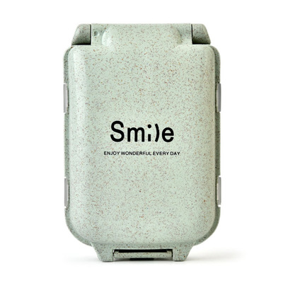 치프몰 친환경 휴대용 스마일 알약케이스 사각형 알약통 보관함 수납함 5,500원