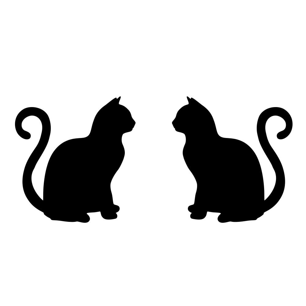 자동차 포인트 고양이 튜닝스티커 (M사이즈) 2개1세트 16,900원