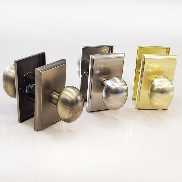 방문손잡이 406 스퀘어 안심도어록 문손잡이 원형 골드 문고리 레버 잠금 23,100원