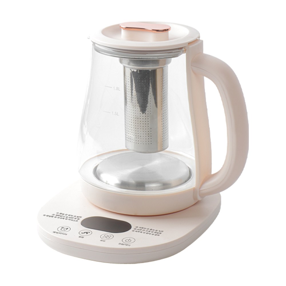 독일 프리미엄 무선 유리 전기 티포트 전기포트 1.8리터, KRK-1843CY 34,800원