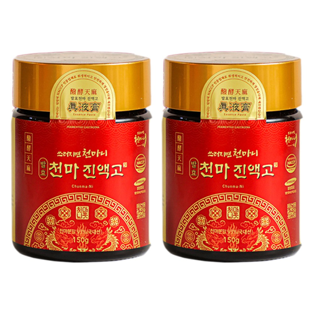 [TenTenPlus] 무주산 천마 발효 천마 액기스/김오곤원장 쓰러지면 천마니 발효천마진액고/강력 항산화 물질 함유/에르고티오닌 가스트로딘 함유, 150g, 2개 41,820원