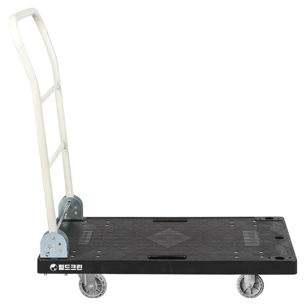 월드크린 잘밀려 접이식 무소음 운반카트 검정, 1개 91,800원