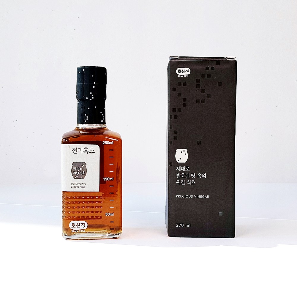 초산정 현미흑초 천연발효 현미 식초 270ml 11,700원