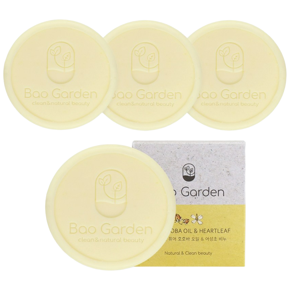 바오가든 퓨어 호호바 & 어성초 비누, 100g, 4개입 16,300원