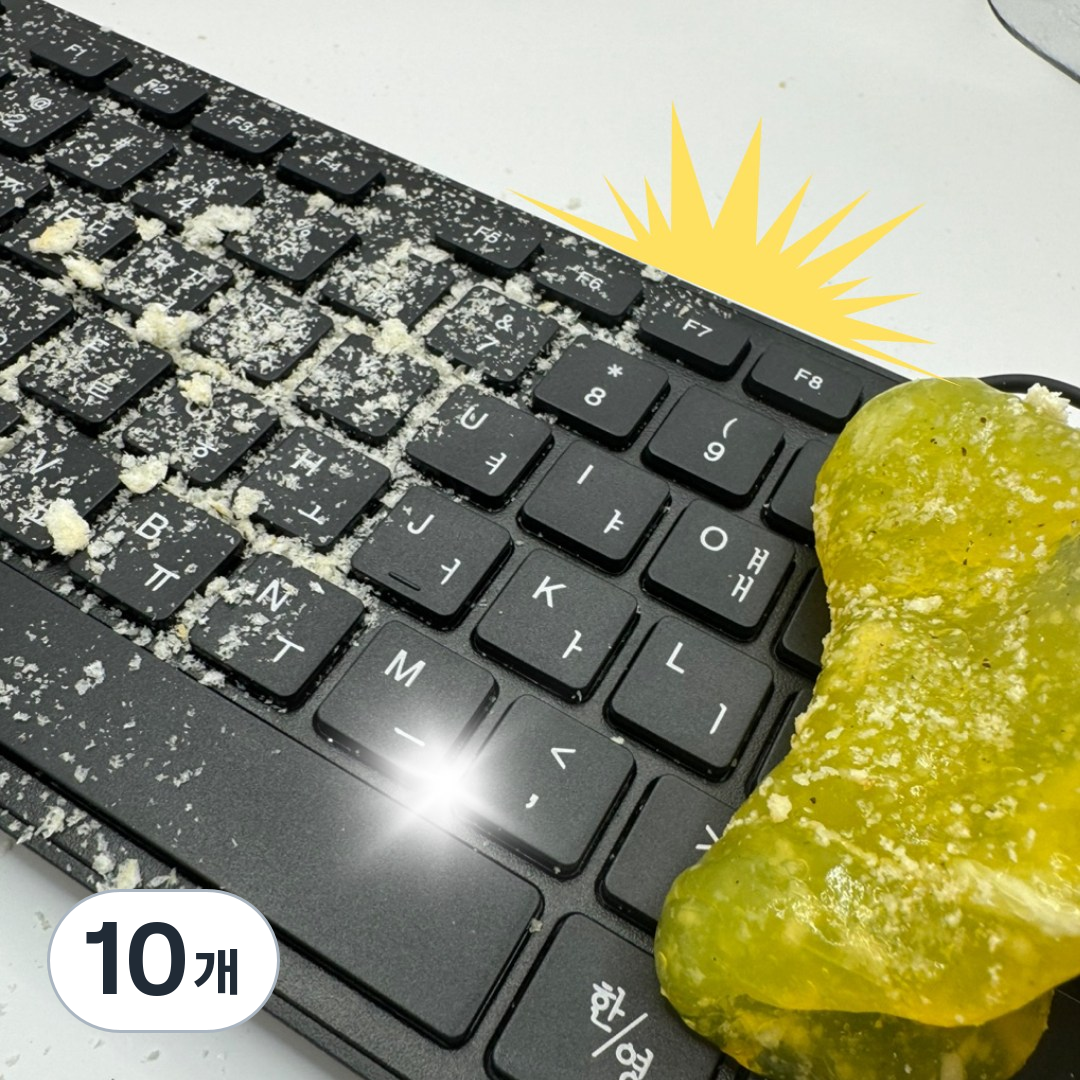 포더원 먼지청소용 매직젤 클리너 키보드 자동차 틈새 슬라임, 10개 18,510원