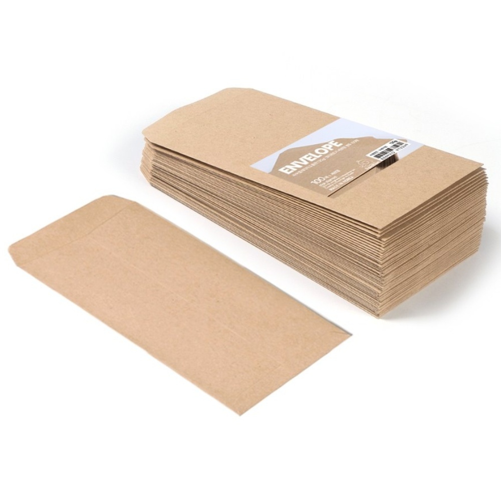 PaperPhant 하이퀄리티지 도톰한(120g) 크라프트지 세로형 봉투, 100매 13,000원