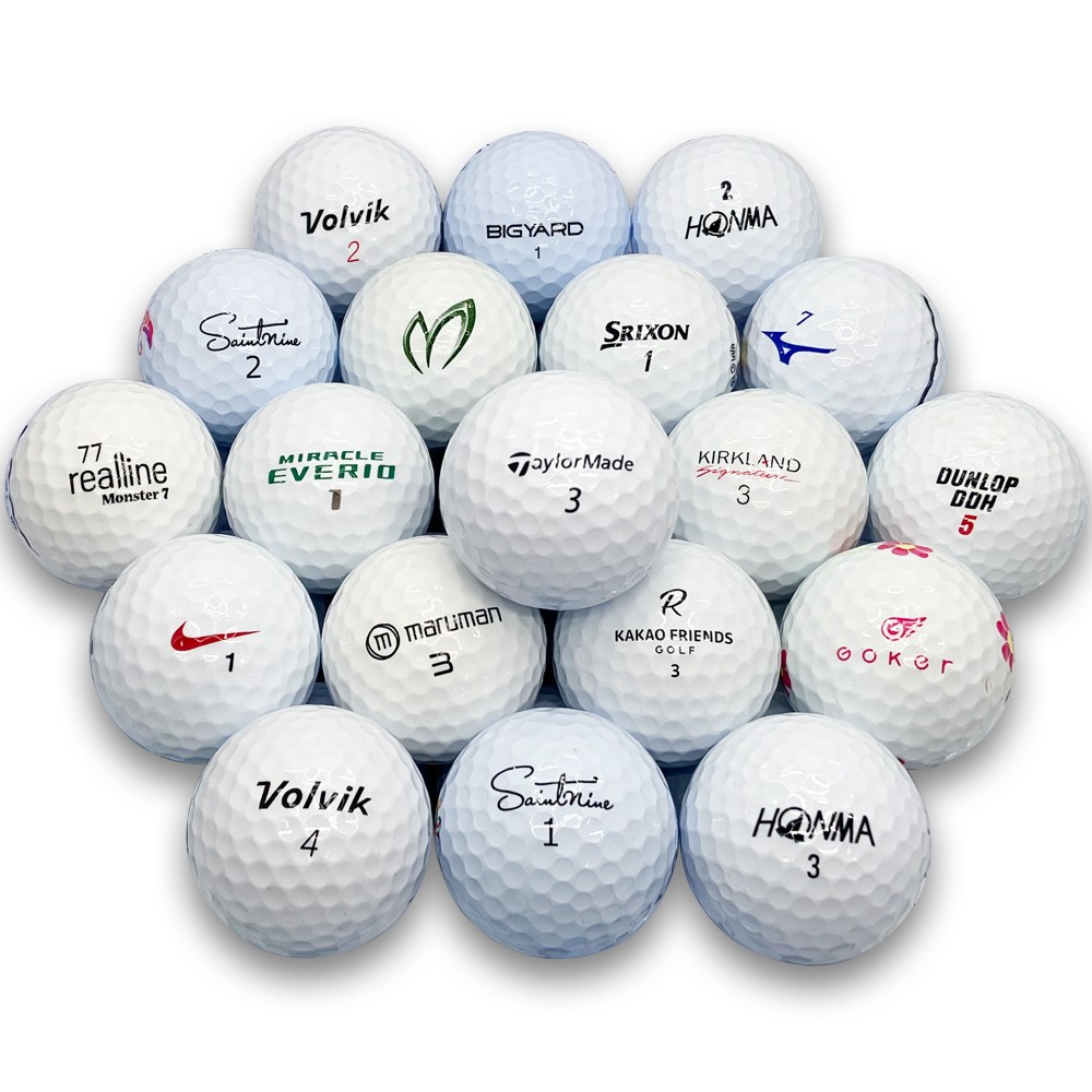 유명브랜드 화이트 혼합 A+등급 로스트볼, 1개, 50개입, 화이트혼합 34,900원