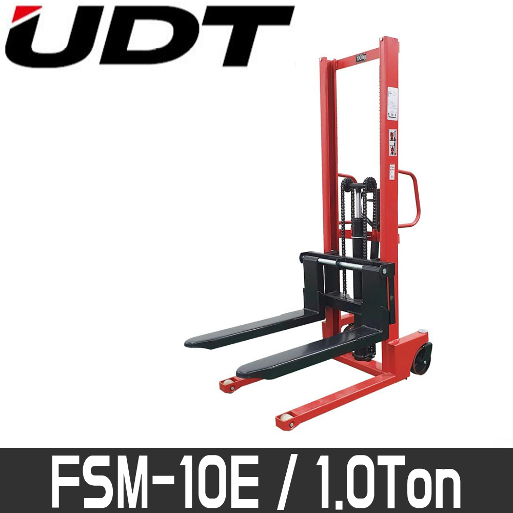 UDT 유압식수동리프트 유압리프트 포크폭 1톤 FSM-10E, 1개 927,220원