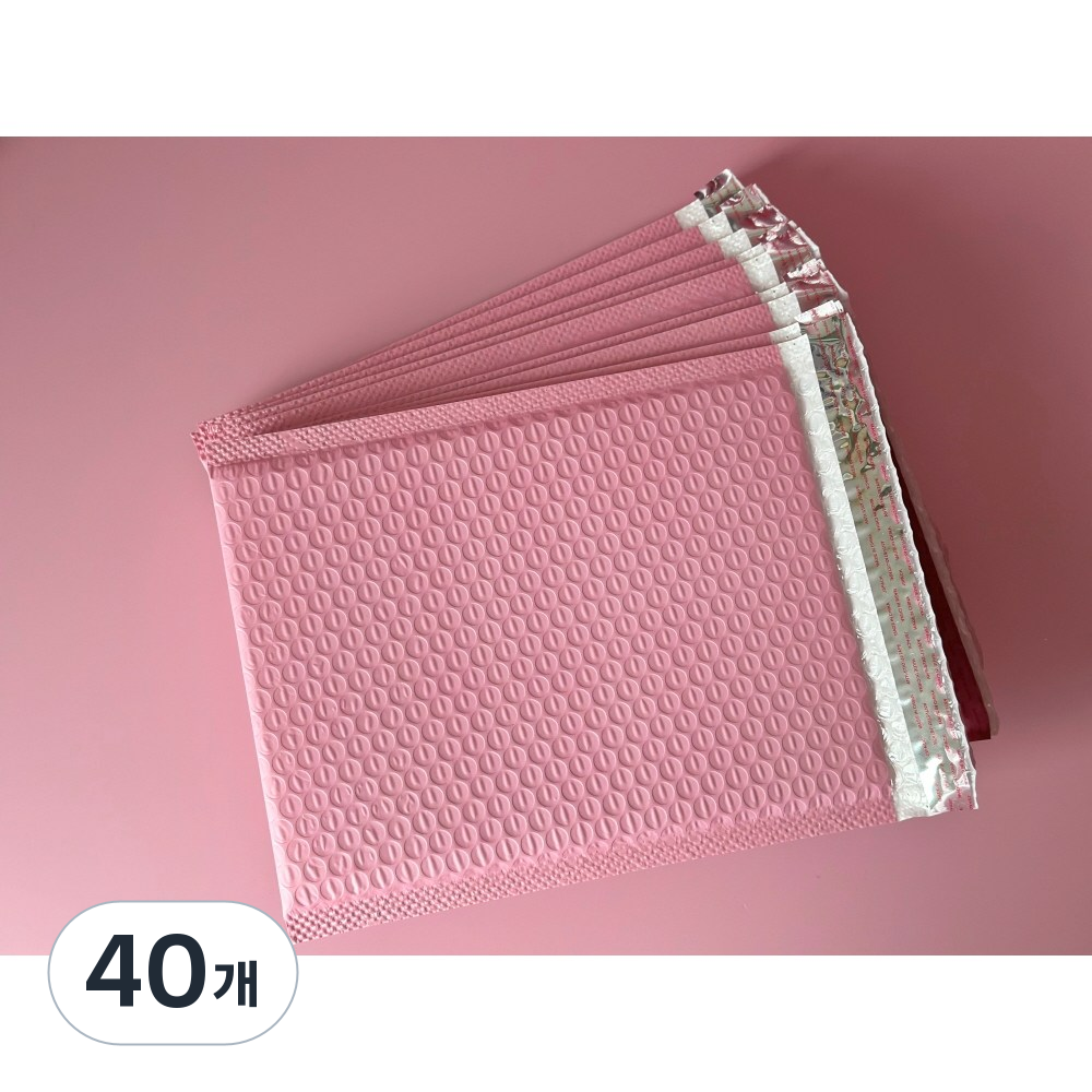 안다미로 에어캡 뽁뽁이 안전봉투 (핑크), 40개 25,520원