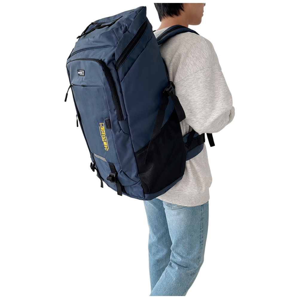 나은라이프 남여공용 고강도 대용량 80리터 백팩 스포츠 백패킹 배낭여행 출장 배낭 가방, 로얄 네이비 26,510원