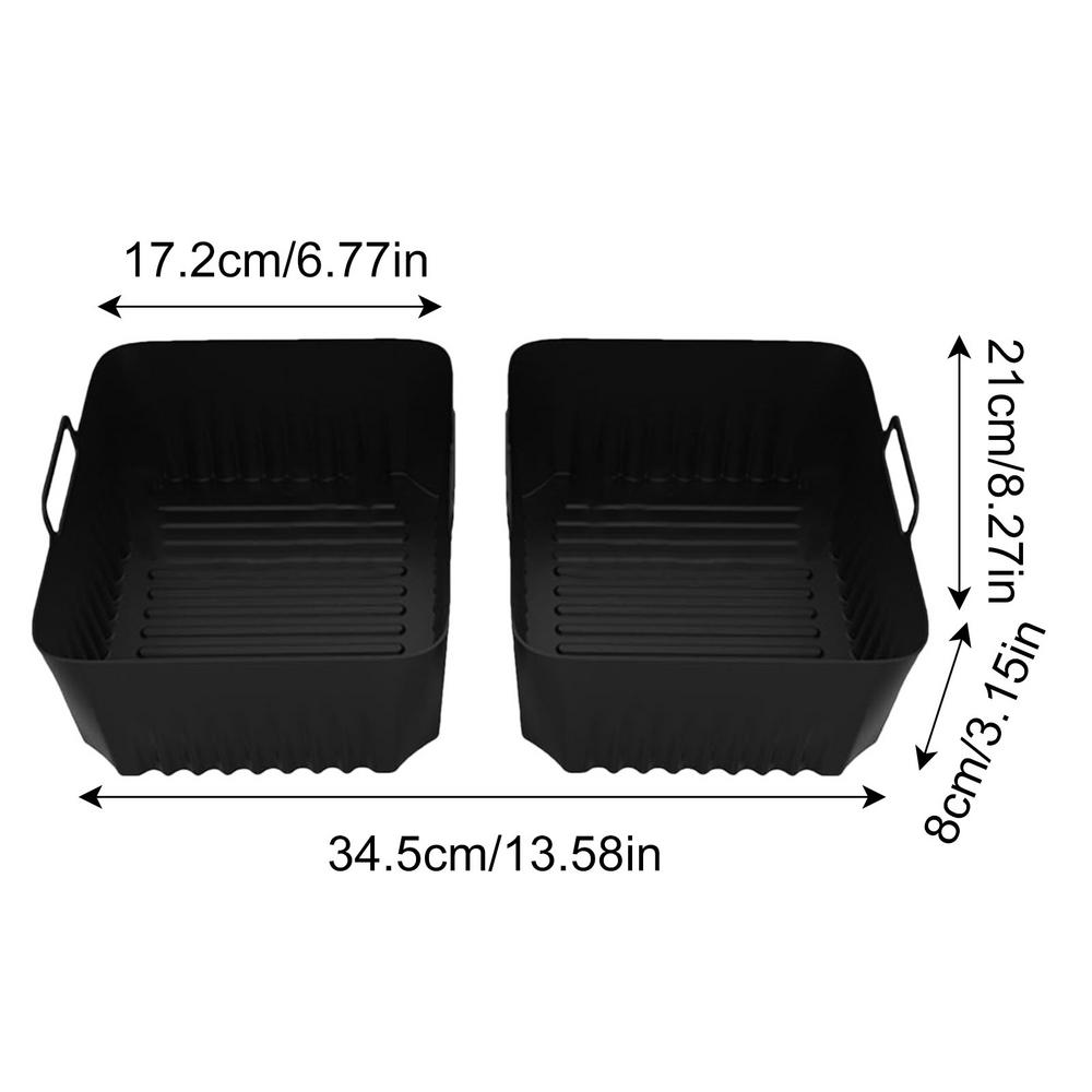 닌자에어프라이어 닌자그릴 에어그릴 직사각형 실리콘 에어프라이어 바구니 트레이 닌자 AF500 논스틱 포트 라이너 오븐 전자 레인지 주방 액세서리 20,800원