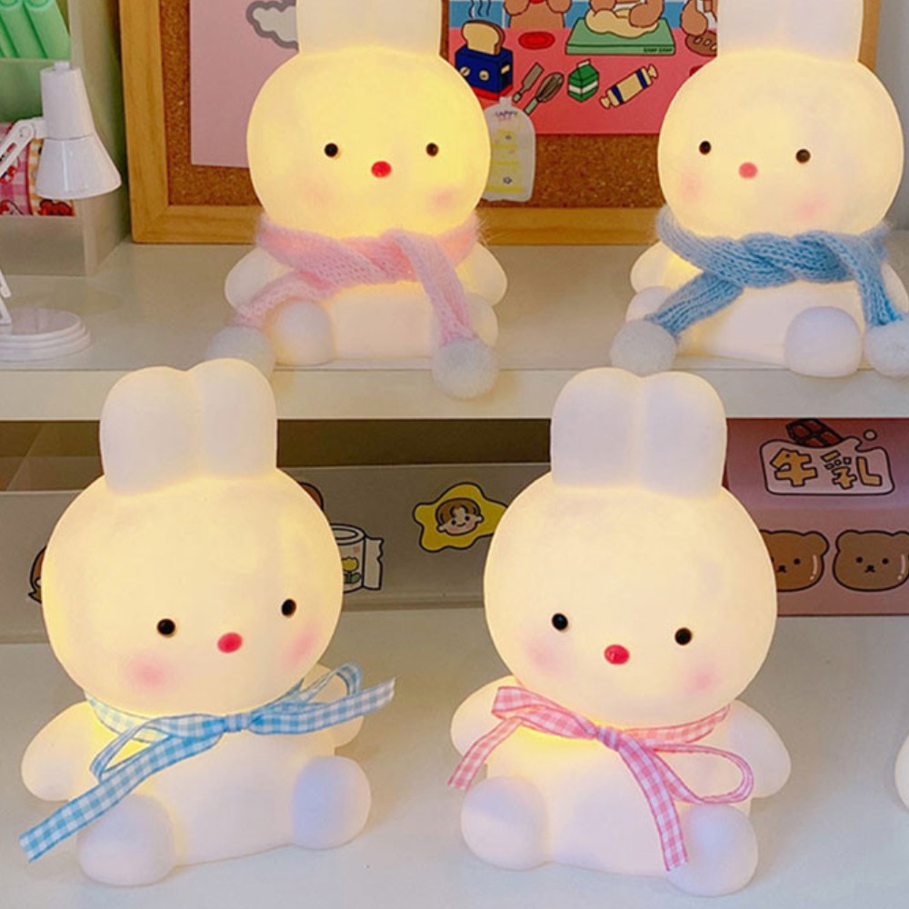 토끼 무드등 어린이 아이방 취침등 LED 수면 수유등 침실 조명 생일 선물 답례품, 1개, T0009 토끼무드등_리본토끼_블루 4,300원