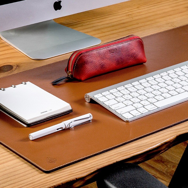 헤르만 디오리지널 데스크 매트 메모리 760 시리즈 - 이태리 가죽 이탈리아 천연 레더 매트 패드 책상 DESK TABLE 레더, 미스티 로즈 191,700원