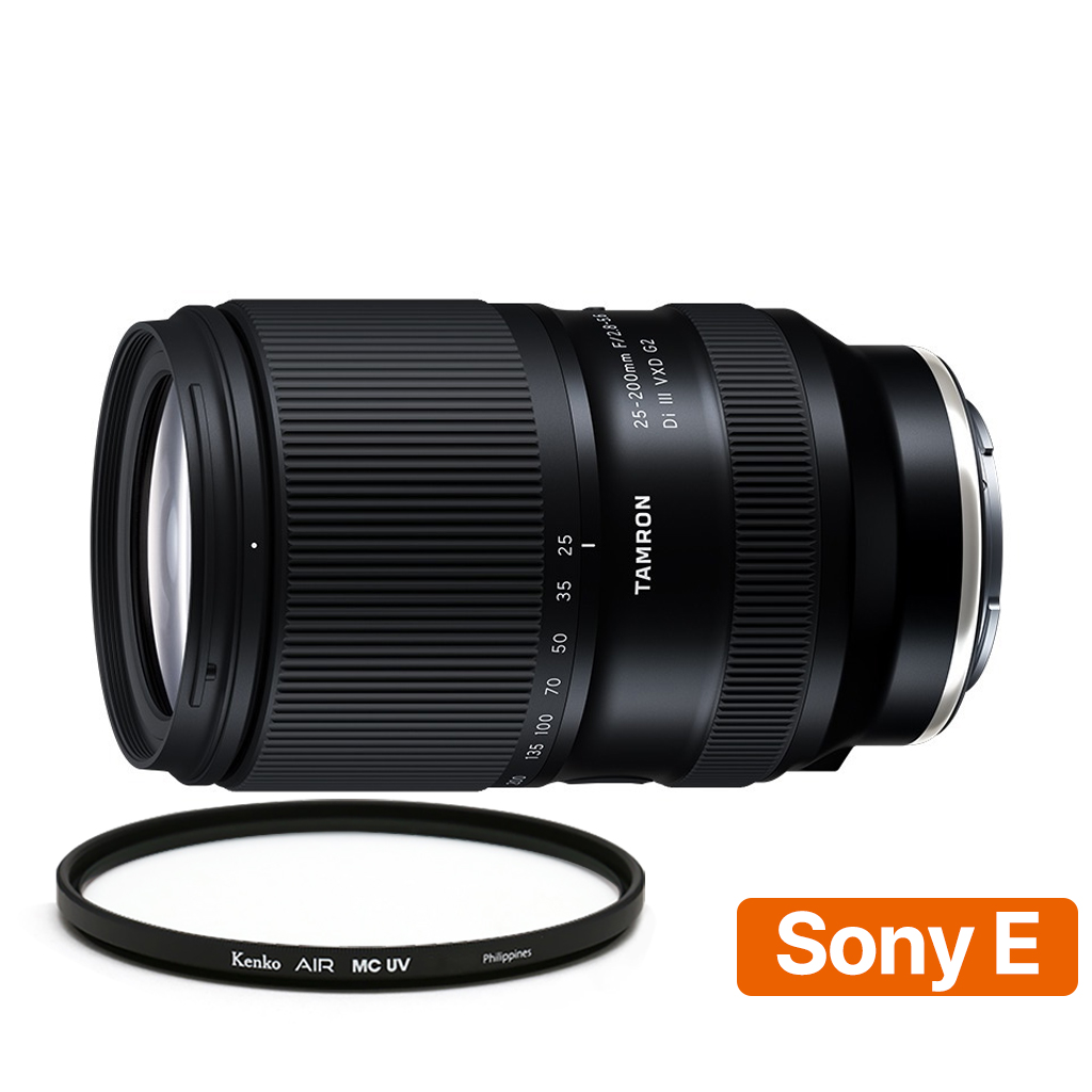 [지금사면 3년보증 + 5만P 증정] 탐론 25-200mm F/2.8-5.6 Di III VXD G2 A075 소니FE 마운트 + 겐코 AIR MCUV 67mm, 단일상품 1,351,000원