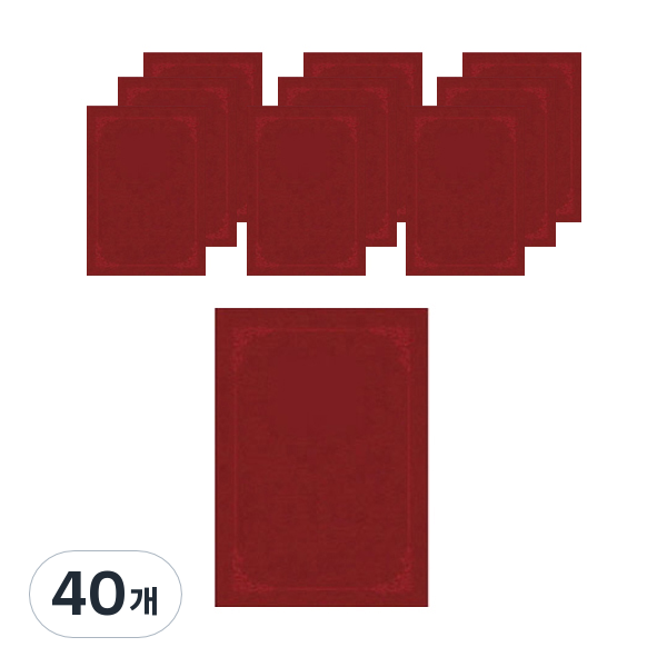 다니엘문구 매직패브릭 이중접착끼움식 종이 상장 케이스 무지 A4 350g 39,440원