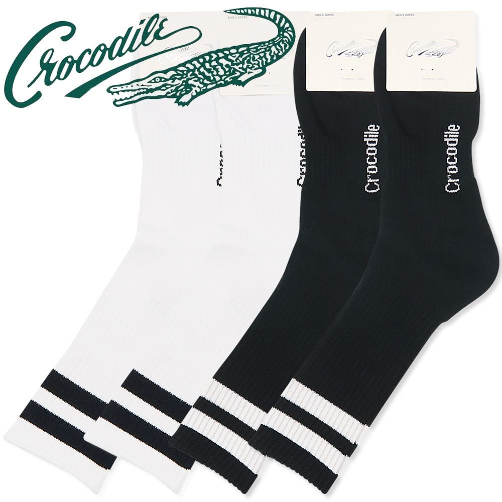 크로커다일 국산 남자 두줄 장목 스포츠양말 4켤레 16,670원