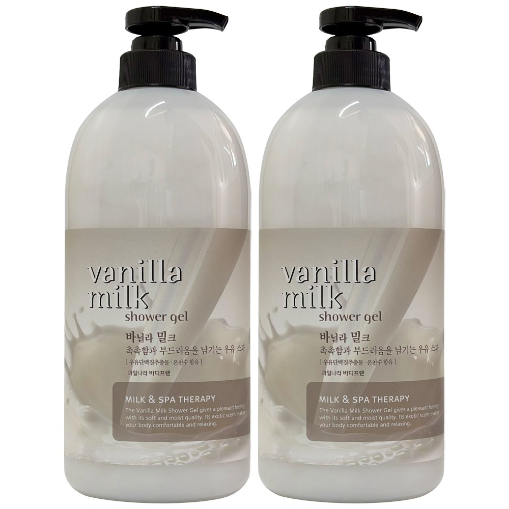 과일나라 바디프랜 샤워젤 732g - 바닐라밀크, 732g, 2개 10,890원