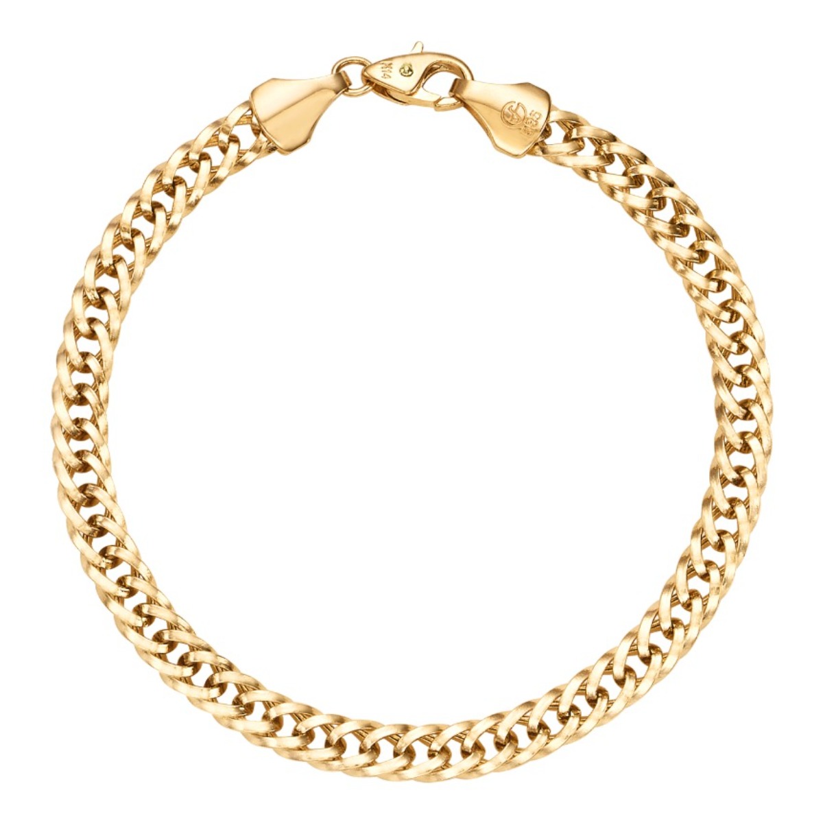 펠리체골드 18K 더블 커브 팔찌 S (+쇼핑백증정) 커브 금 체인 선물 할로우 모던 볼드 데일리 골드 결혼기념일 여성 1,518,610원