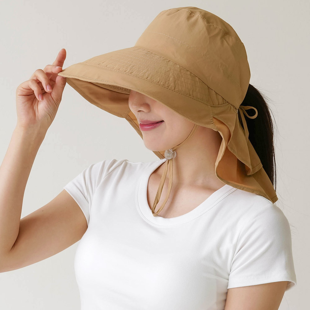 엘라운지 자외선차단 버킷 플랩캡 모자 11,900원