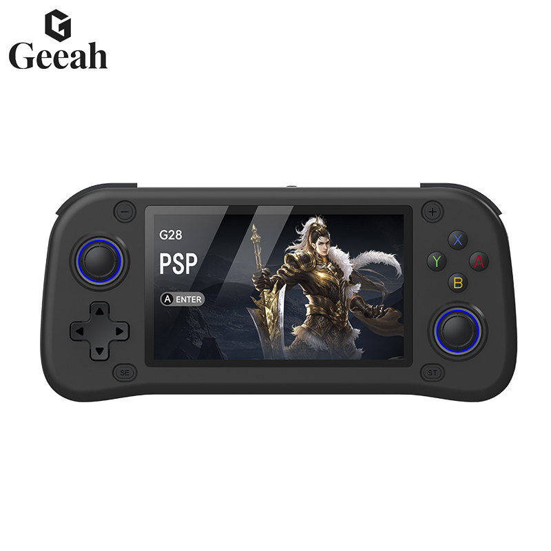 Geeah 게임기 15000종 고전게임 4.3인치 IPS 고화질 휴대용게임기 한글 인터페이스, 검은색 79,900원