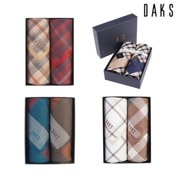 [백화점 정품] 닥스 남녀 손수건 2매세트 26종 택 1 33,000원