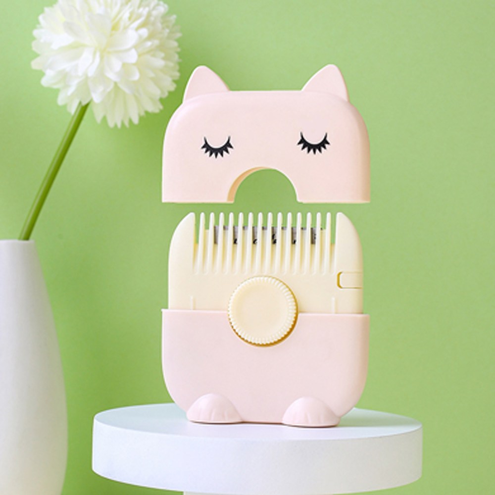 휴대용 냥이 셀프 앞머리 다듬기 컷팅기, 1개, 핑크 4,550원