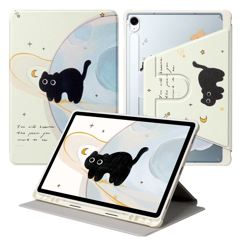 DUNNO 360도 회전 가능 패턴 디자인 아크릴 삼성 탭 케이스 19,900원