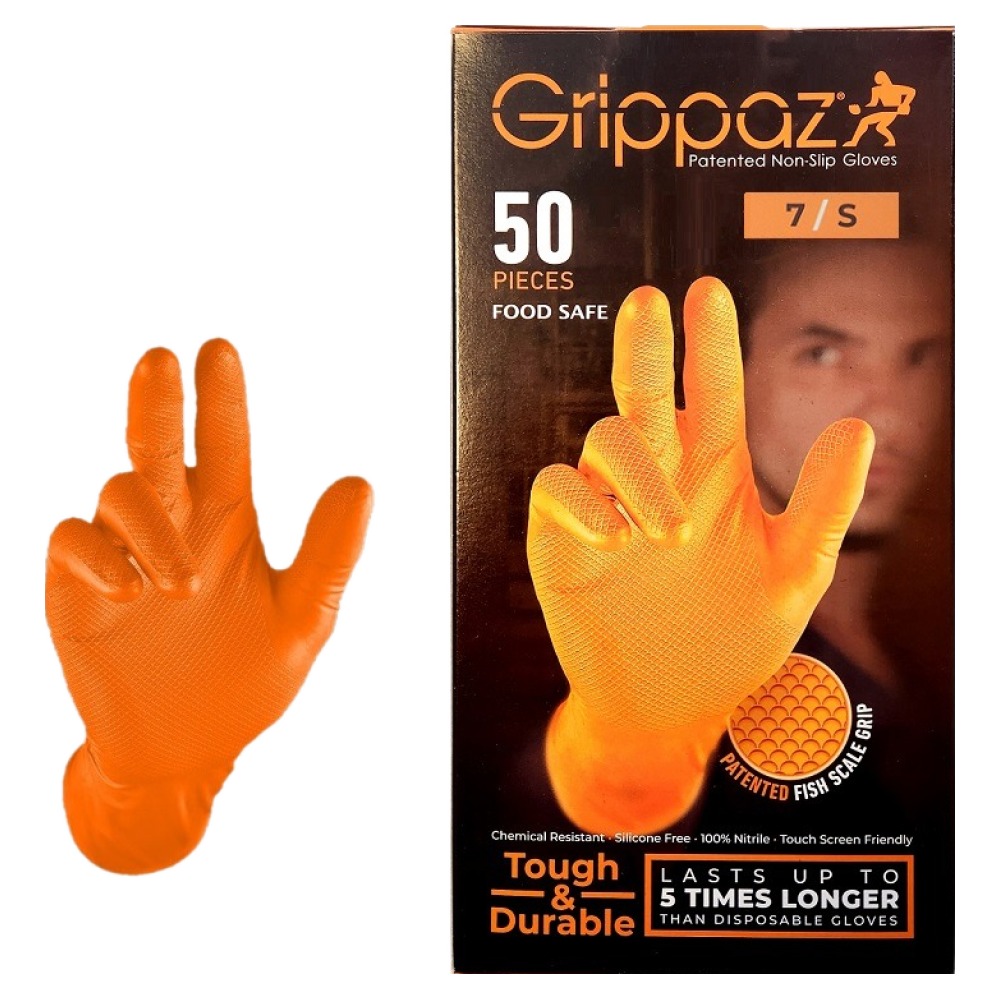그리파즈 니트릴장갑 50p, 오렌지, 소(S), 1개 8,000원