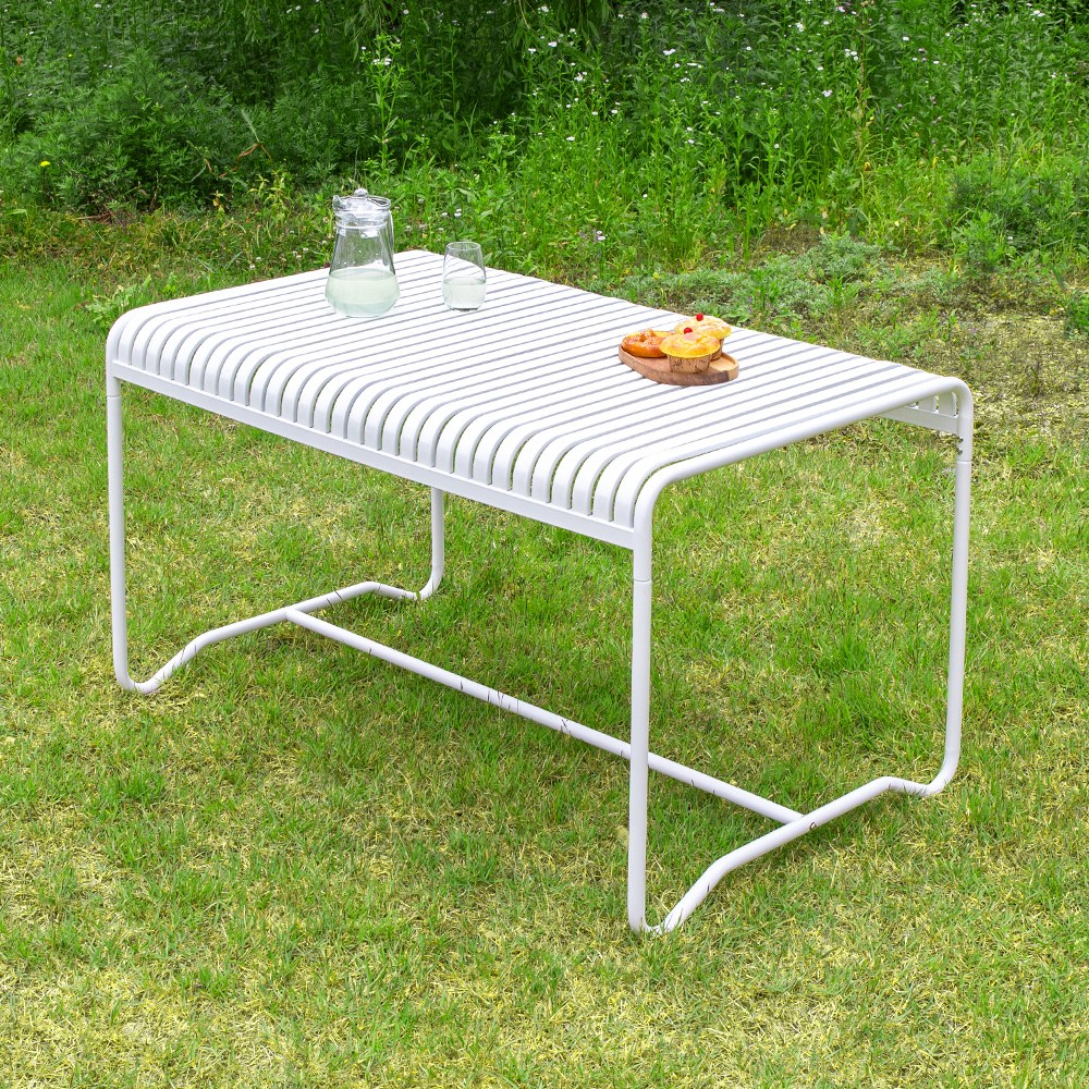 리브 1300X800 테이블 야외 테라스 카페 정원 커피숍, 화이트 160,000원