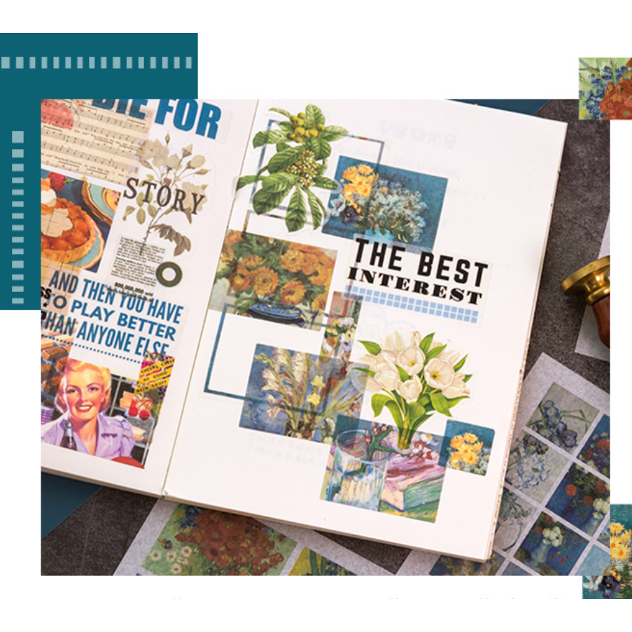 빈티지 다꾸스티커 6종 세트 vol 1 다이어리 꾸미기 힙한 키치 인스 리무버블 용품 3,500원