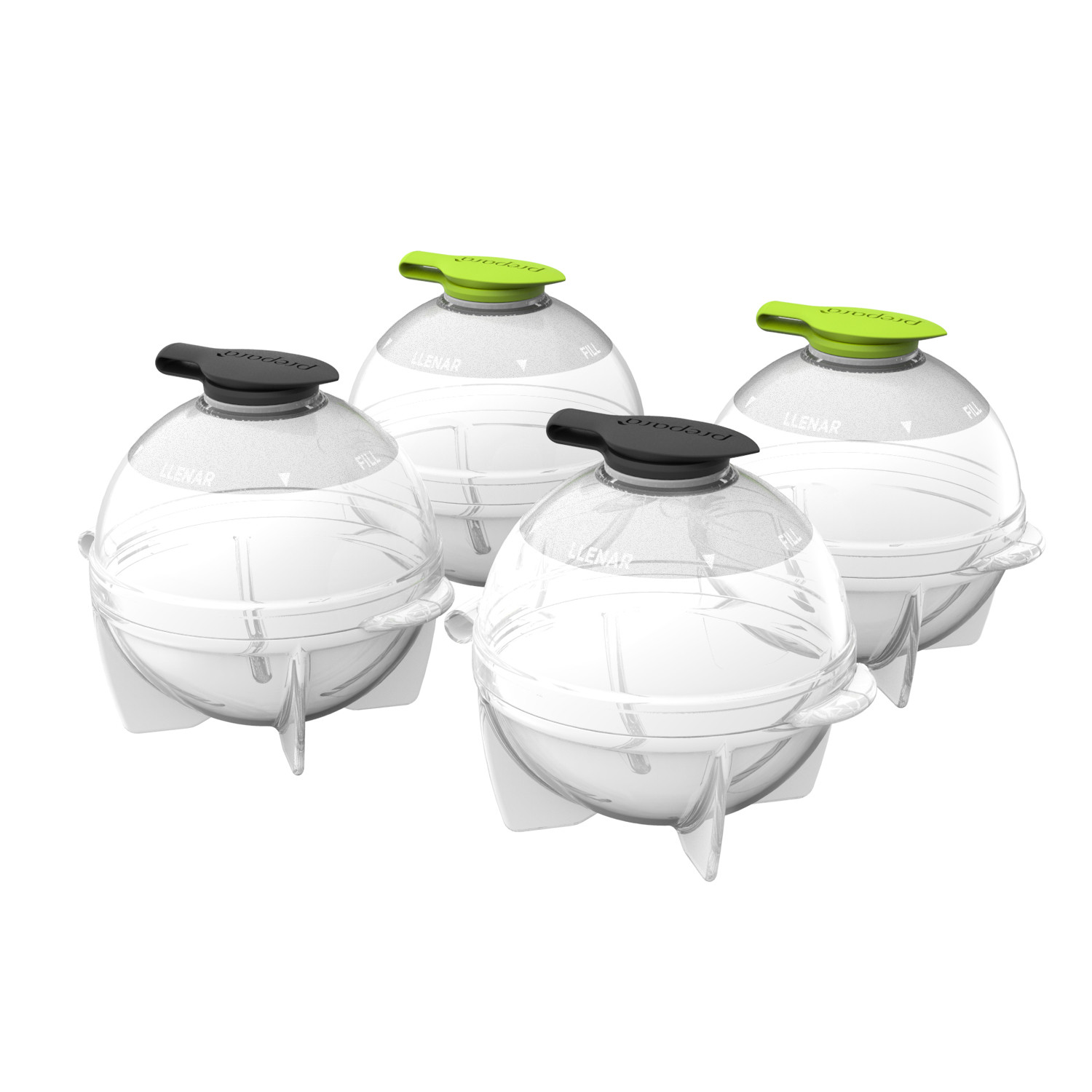 prepara 아이스볼 메이커 4P세트, 블랙, 그린, 1. 아이스볼 메이커 4개 세트 9,400원