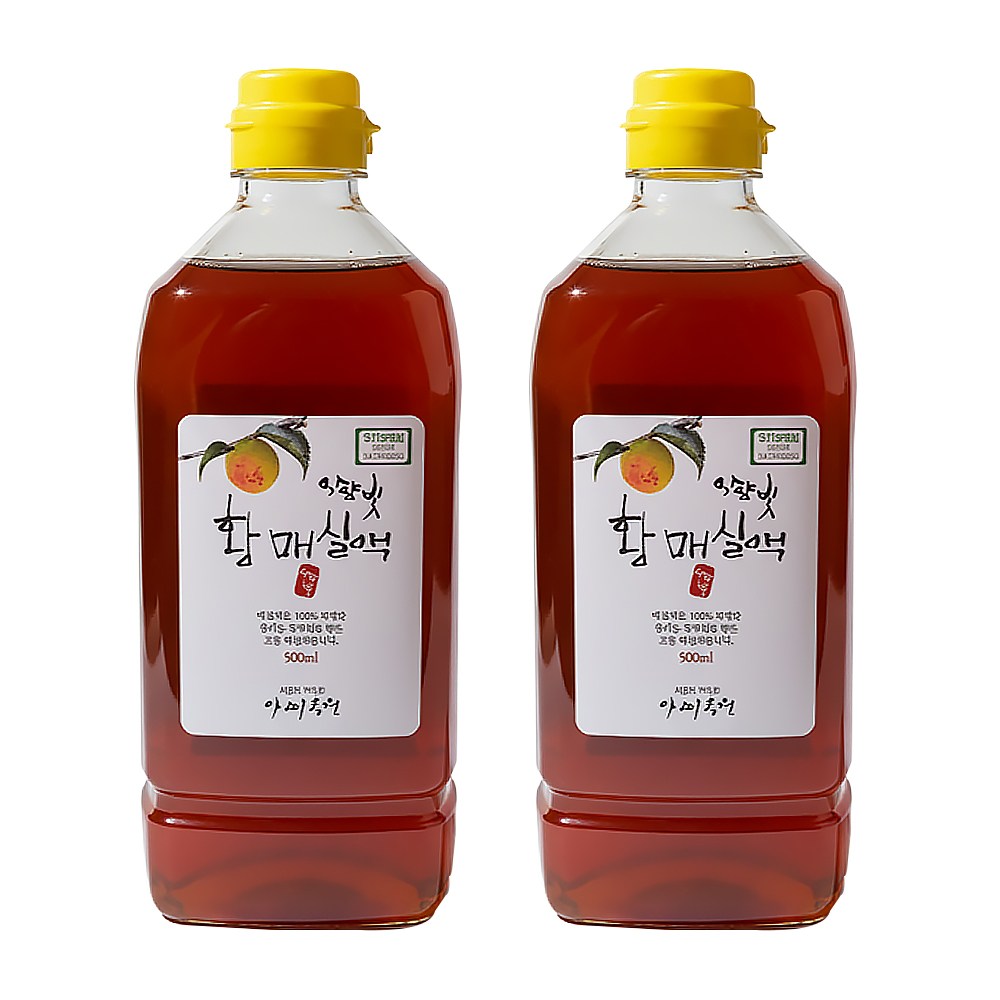 다올네이처 하동 유기농 매실청 비정제원당 황매실청 29,800원