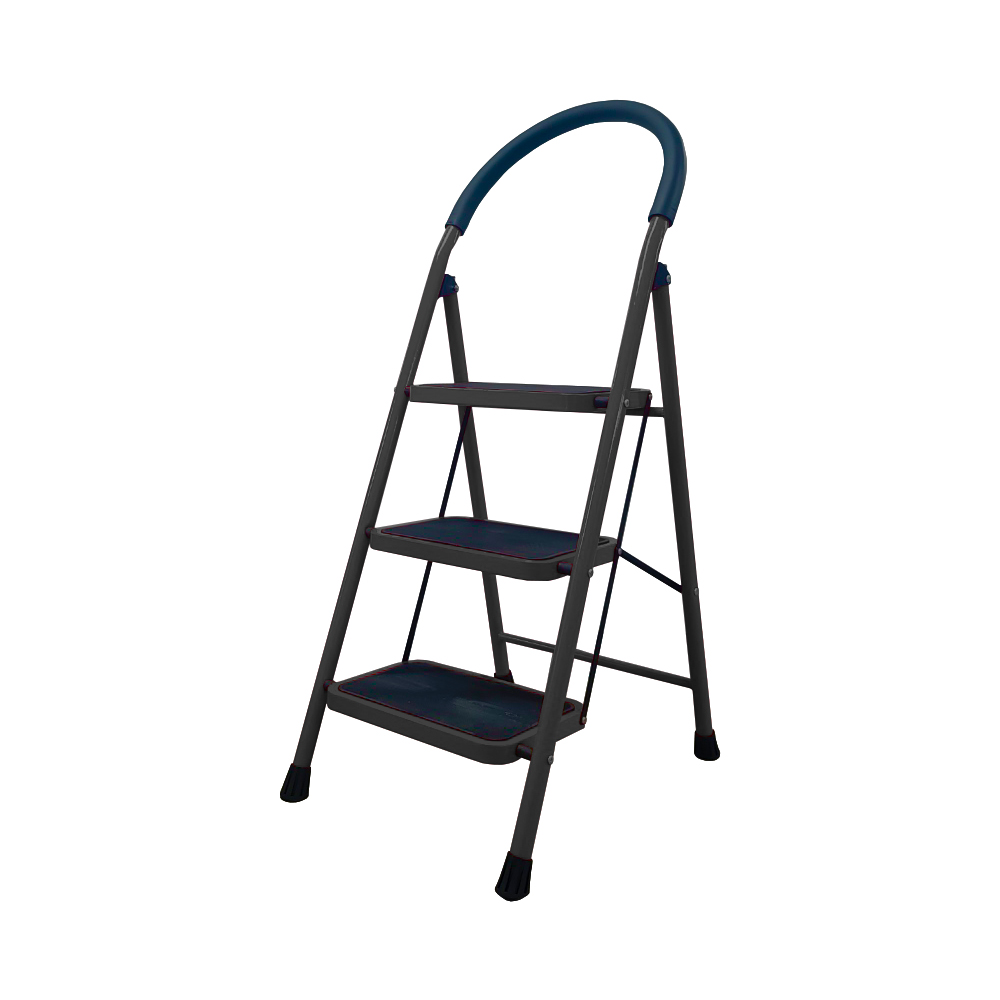 코끼리리빙 접이식 스툴 사다리 A형 3단 레드, 1개 49,220원