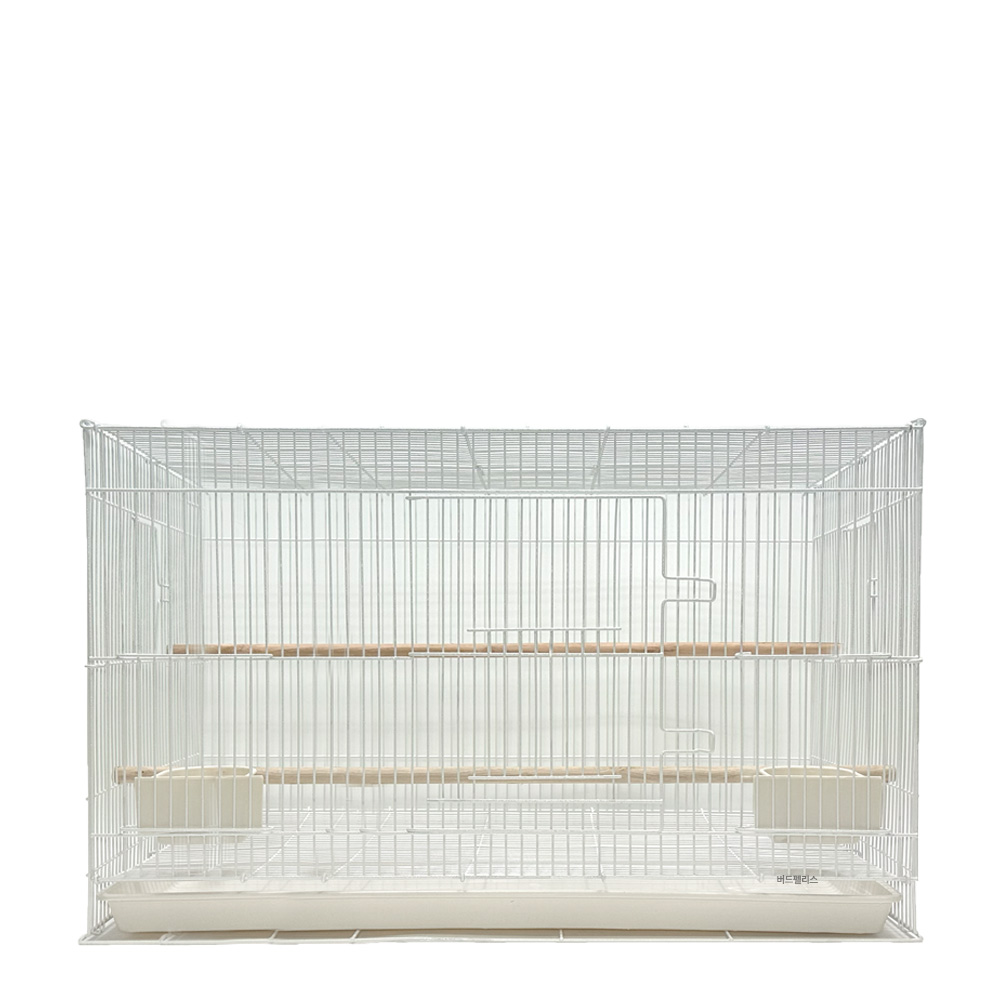 코뉴어 앵무새 새장 760 날림장 L 퀘이커 왕관앵무, 1개, 화이트 48,500원