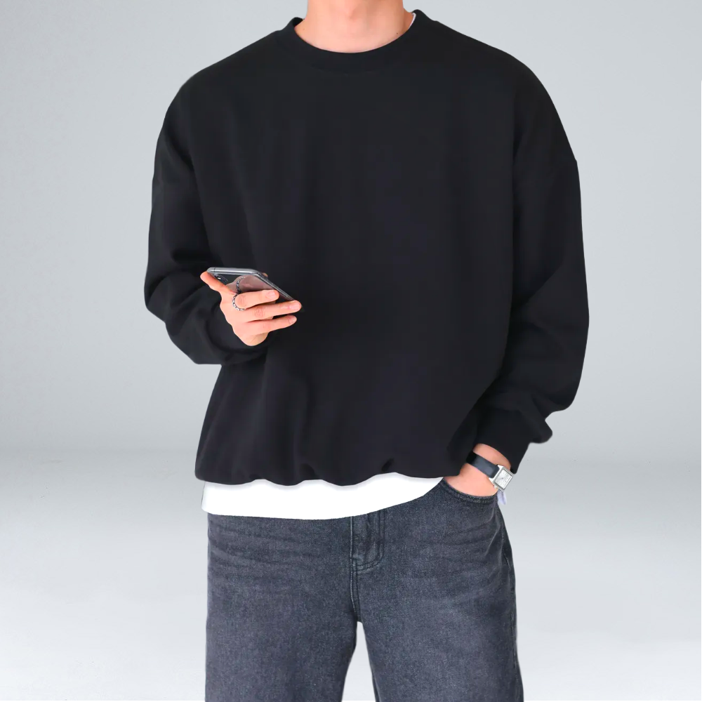 이브클로젯 오버핏 베이직 무지 빅사이즈 맨투맨 28,800원