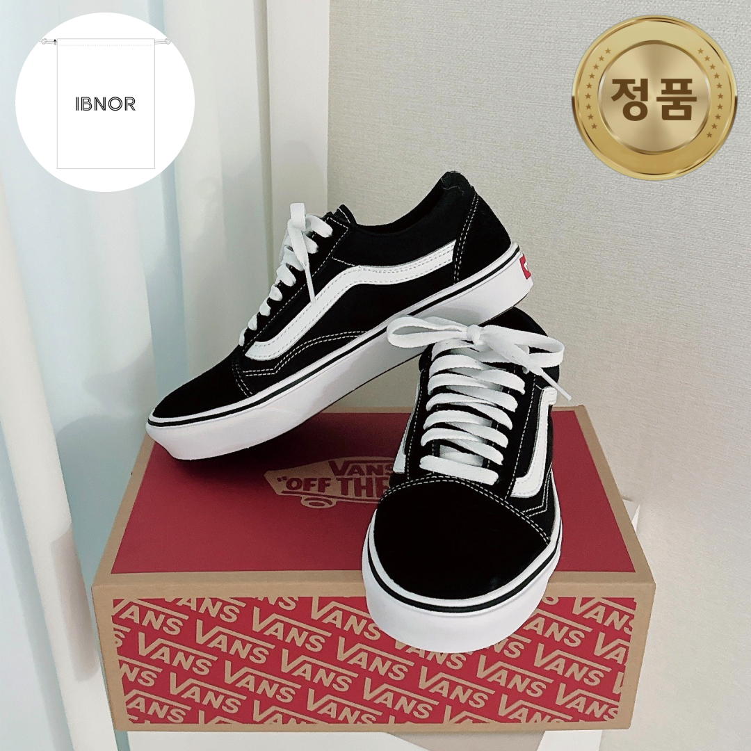 국내 정품 반스 컴피쿠시 올드스쿨 발편한 오리지널 스니커즈 데일리 단화 커플 남녀공용 MANOL 신발주머니 증정 VANB 88,900원