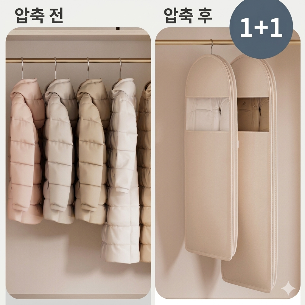 제이영스 옷걸이형 패딩 압축팩 1+1 18,050원