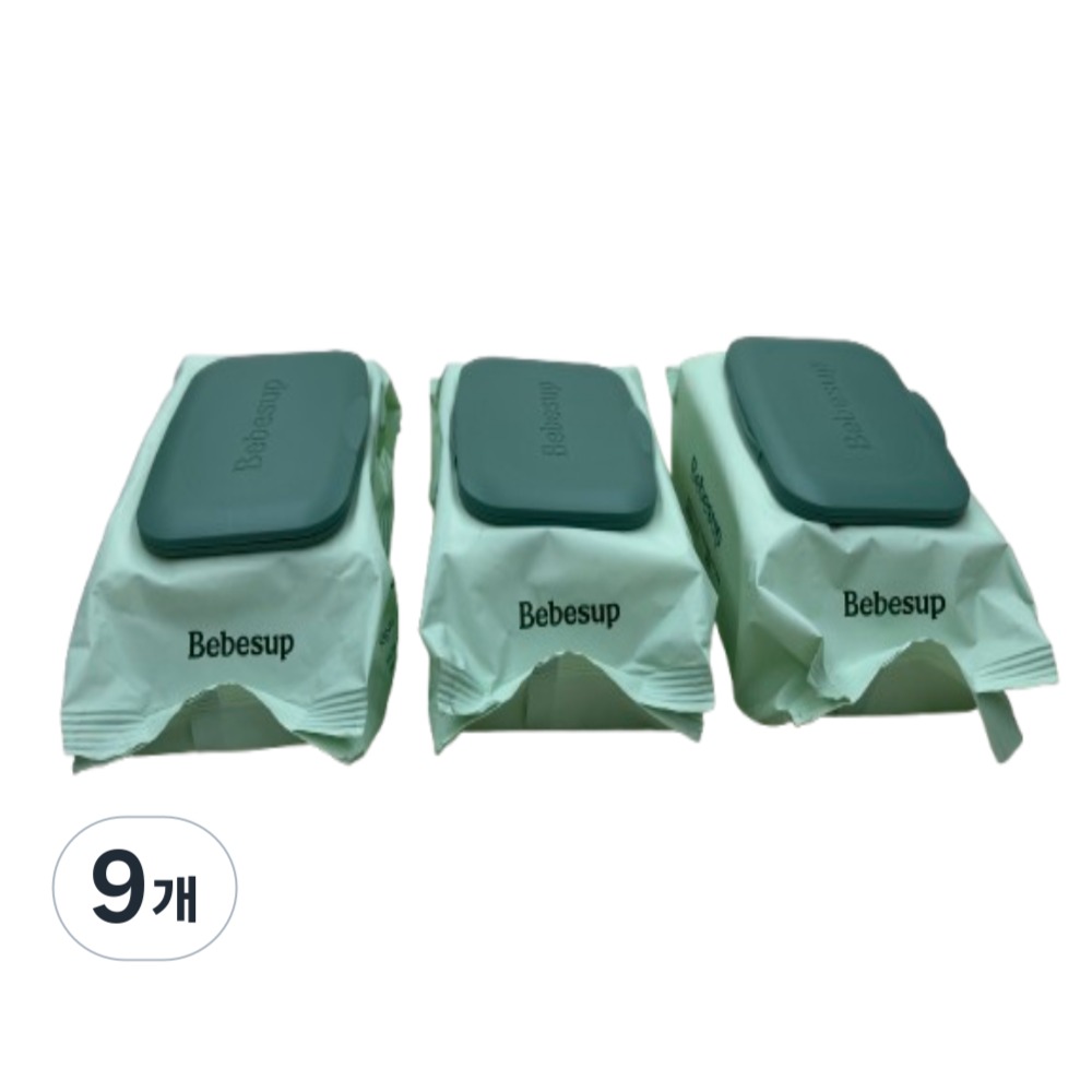 몽글몽글마켓 베베숲 네추럴 휴대용 캡형 물티슈 24매 x 3입 10,500원