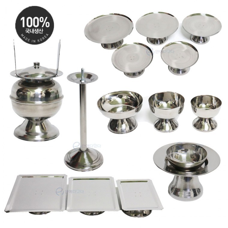 스텐 제기 향로 촛대 술잔 잔대 제사 그릇 세트 위패 낱개, 1개 19,660원