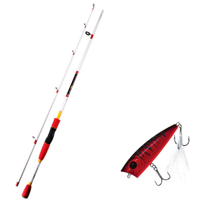 아피스 배스게임 XT 루어 낚싯대 화이트 + 다미끼 디팝 70 하드베이트 루어 277P RED TIGER 7,250원