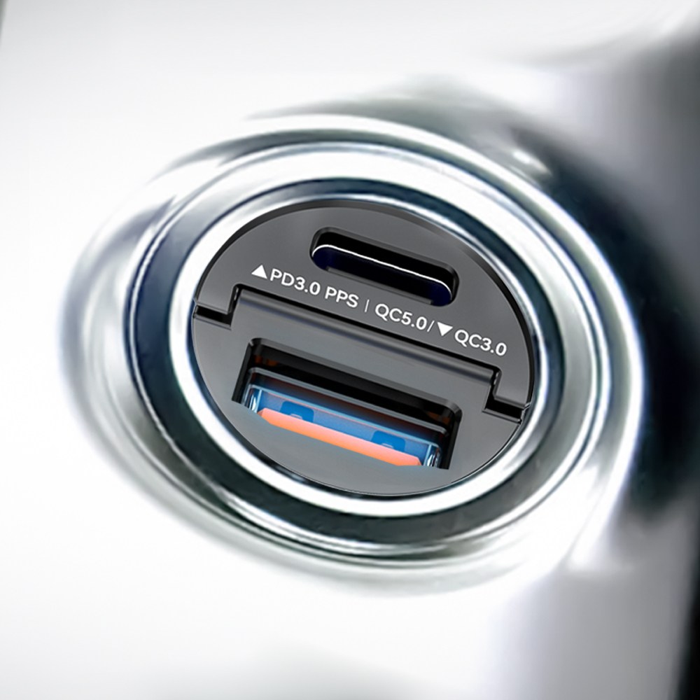 비잽 45W 초고속충전2.0 차량용 시거잭 충전기 듀얼초미니매립형 PD PPS QC5.0, 단일상품 11,900원