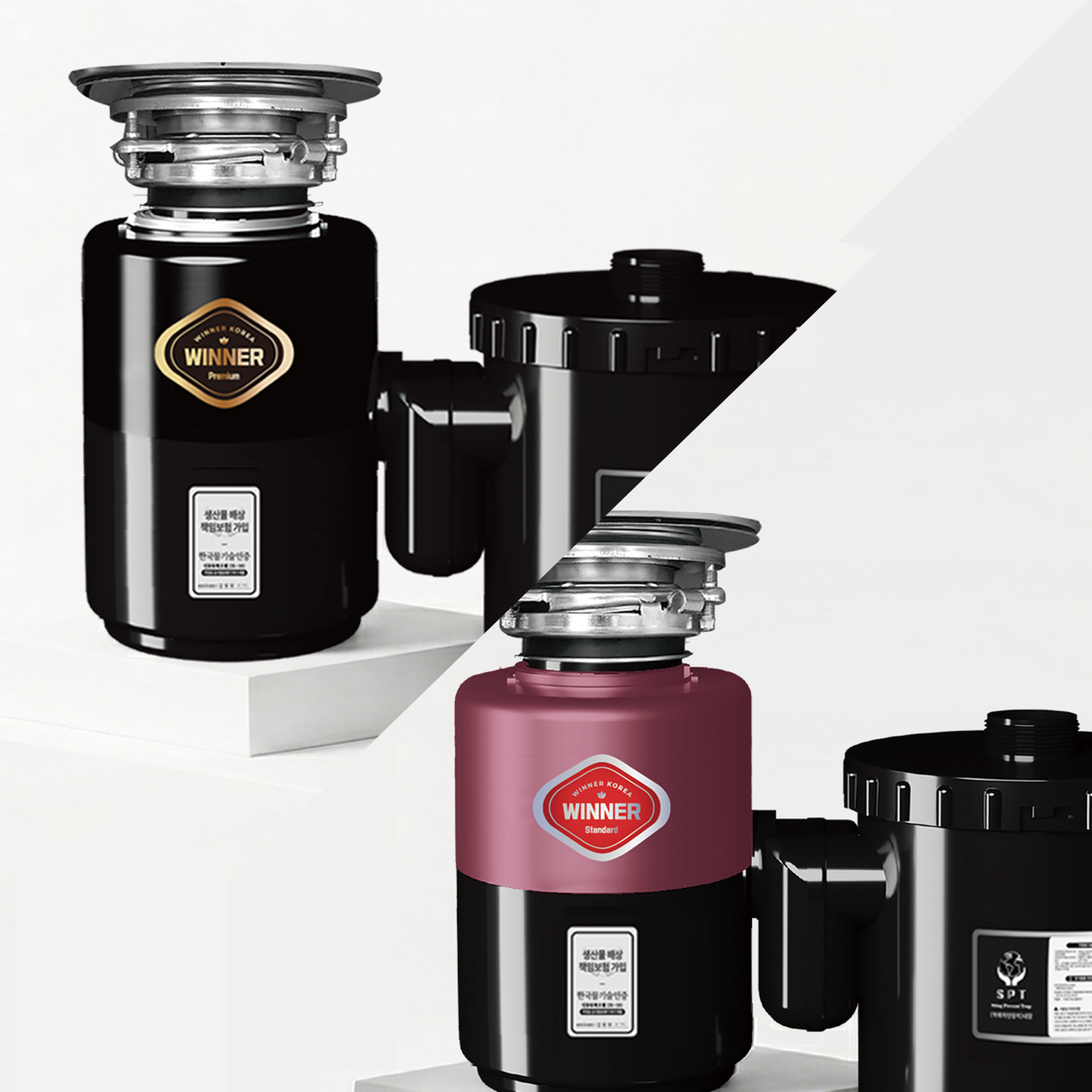 음식물처리기 위너시리즈 싱크대 음식물분쇄기 winner Series, Winner-Premium(프리미엄), 위너 시리즈 1,800,000원