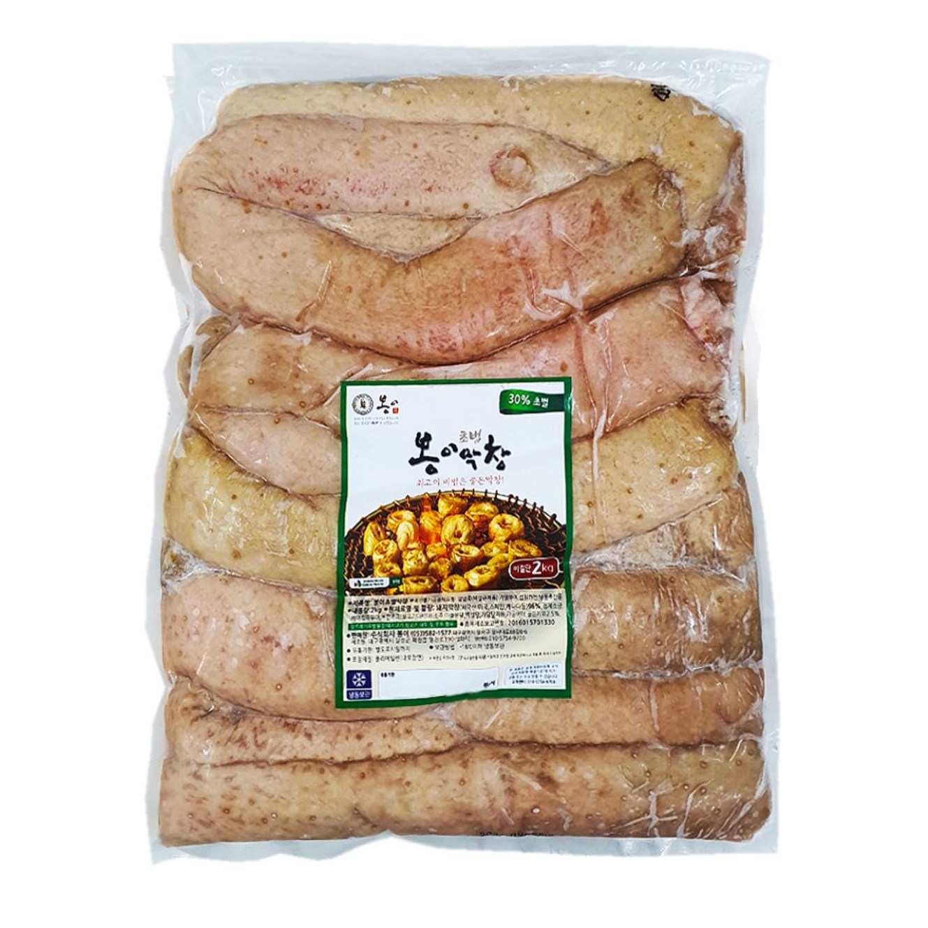 [봉이막창] 대용량 업소용 초벌 돼지 막창 비절단막창 1kg 통막창 납작막창 알막창 실막창 메뉴추가 사이드메뉴 벌크 도매 식당용 배달용 대구막창, 1박스, 16kg, 현재가 367,140원