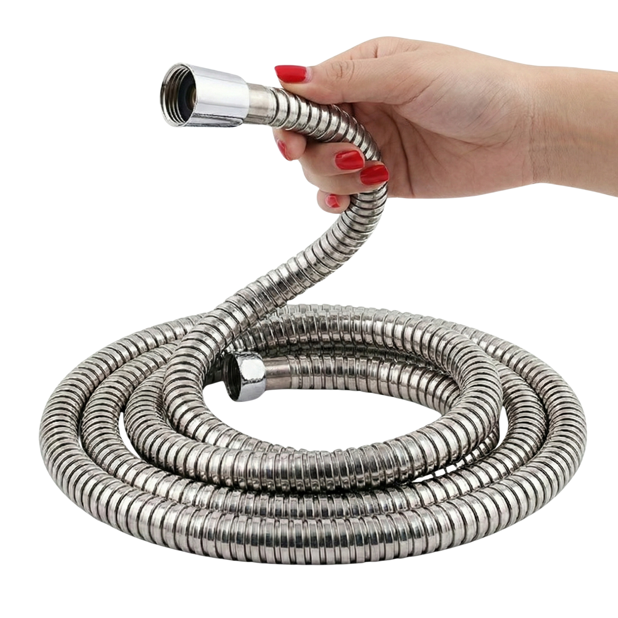 국산 KC인증 시그니처 황동 스테인리스 샤워줄 꼬임방지, 샤이닝 실버, 1.5m 11,000원