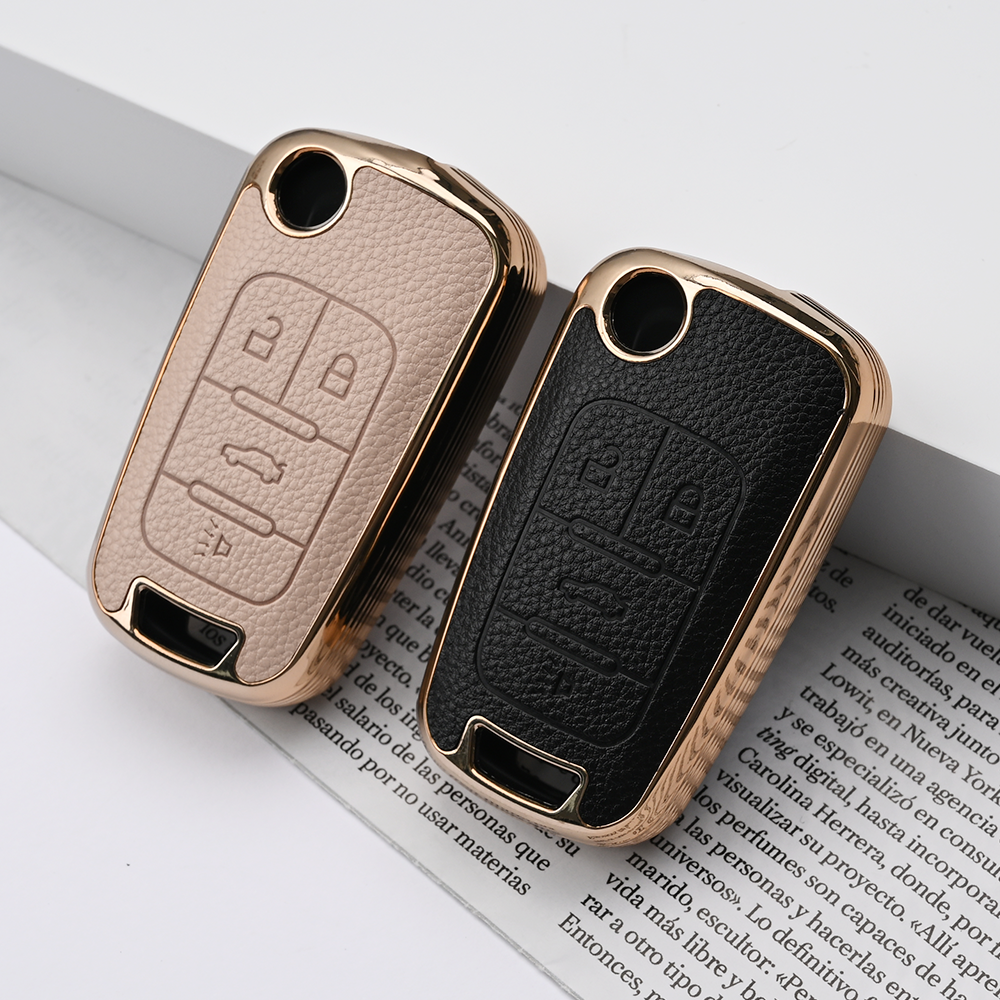 1+1 쉐보레 크루즈 라세티 아베오 트렉스 말리부 알페온 호환 TPU 가죽 키케이스 스마트키 키홀더 리모컨 키커버, 아이보리+아이보리, 4버튼_TL18 29,900원