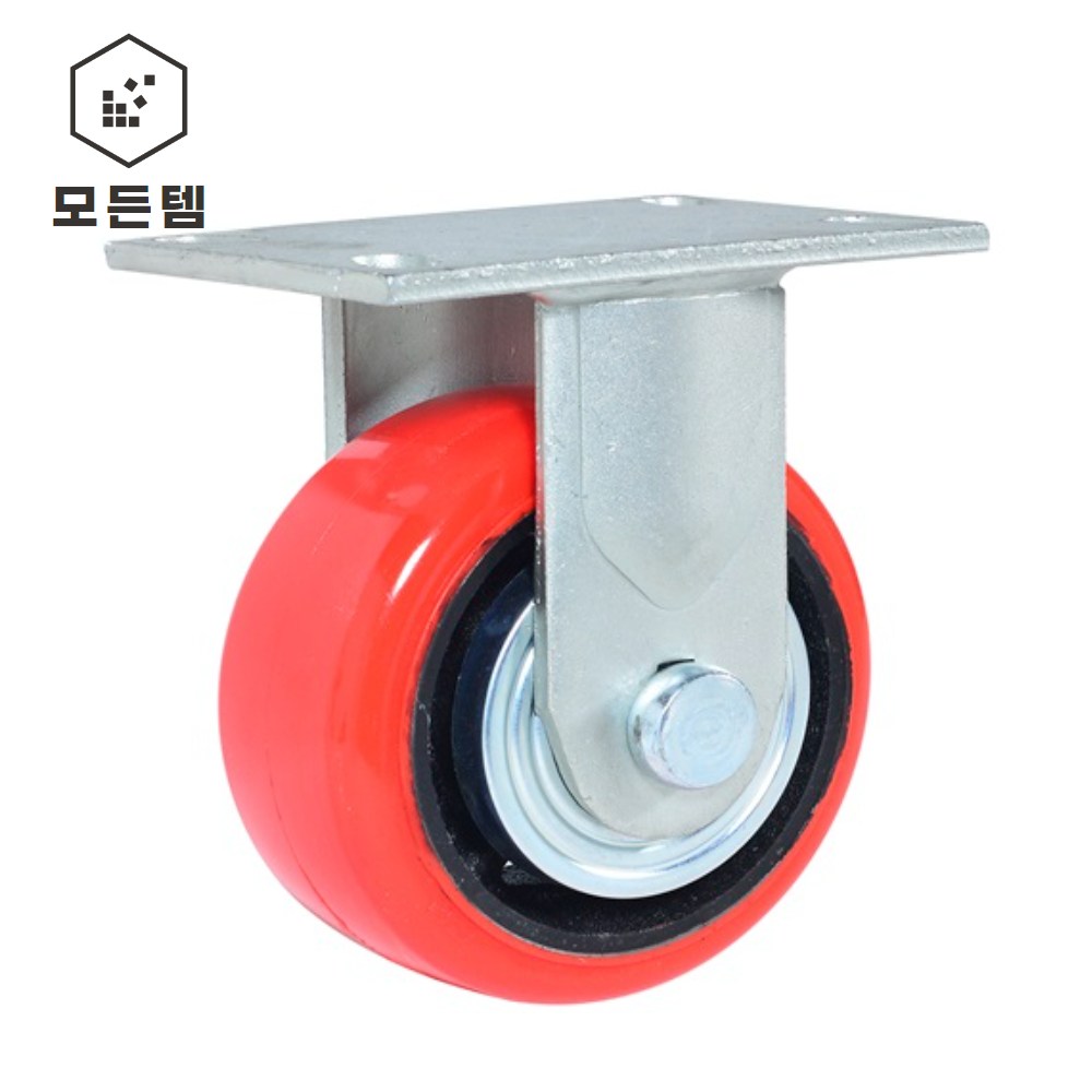 단조 6인치 고정 바퀴 우레탄 고하중 720kg 폭 64mm 국내제작 중량물 운반구 24,990원