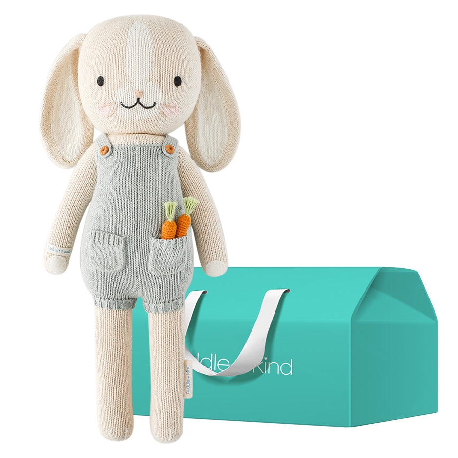 커들앤카인드 100% 핸드메이드 애착인형 + gift box 세트, 리틀 헨리 버니(인형), 1세트 101,720원