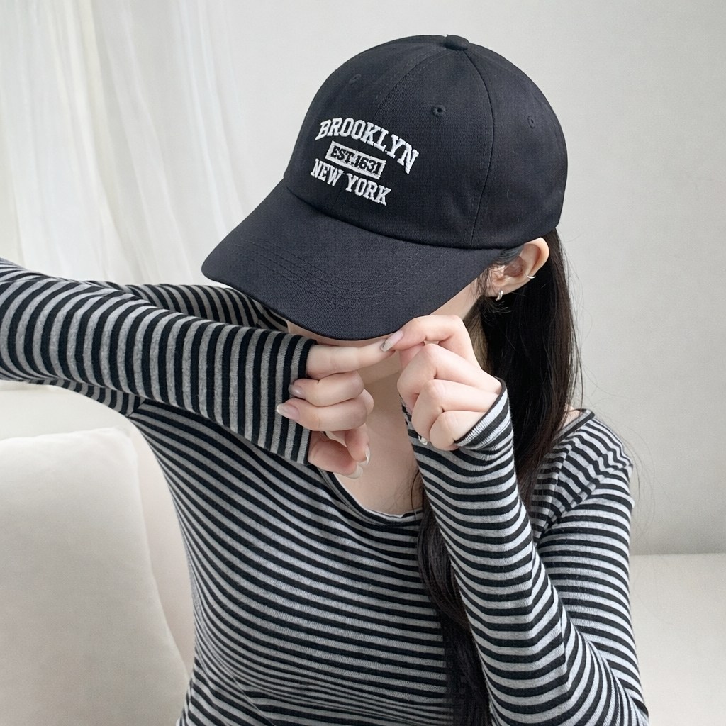 디아쿠아 남녀공용 브루클린 뉴욕 NY 심플 자수 야구모자 볼캡 모자 6,600원