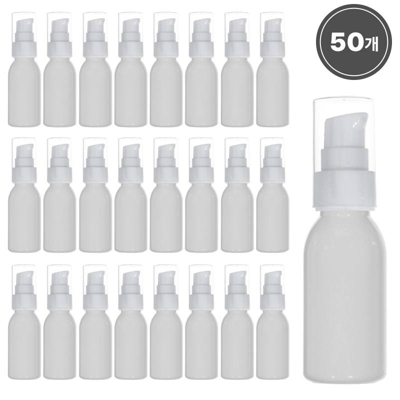 [50개묶음판매] 고급에센스용기 20ml 30ml 50ml 60ml 75ml 80ml 100ml 펌핑용기 플라스틱 공병 38,800원